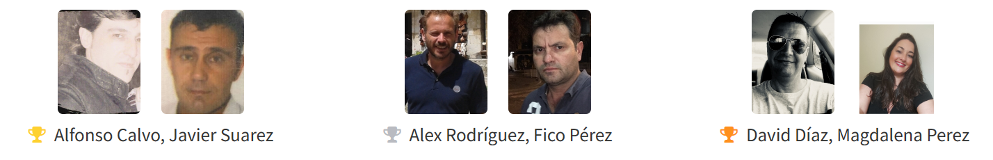 vi campional galego podio