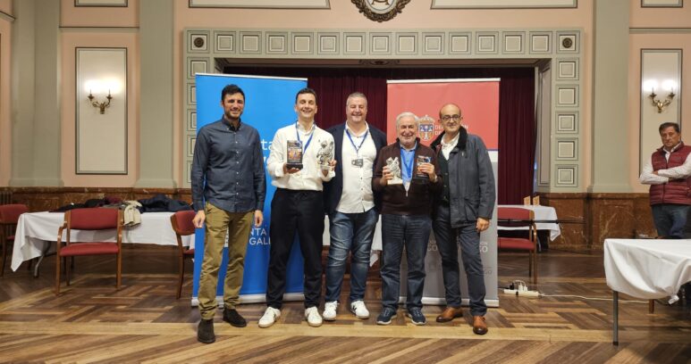 JM Guinarte y Rubén Cebreiros, campeones del IX Campionato Galego de Mus
